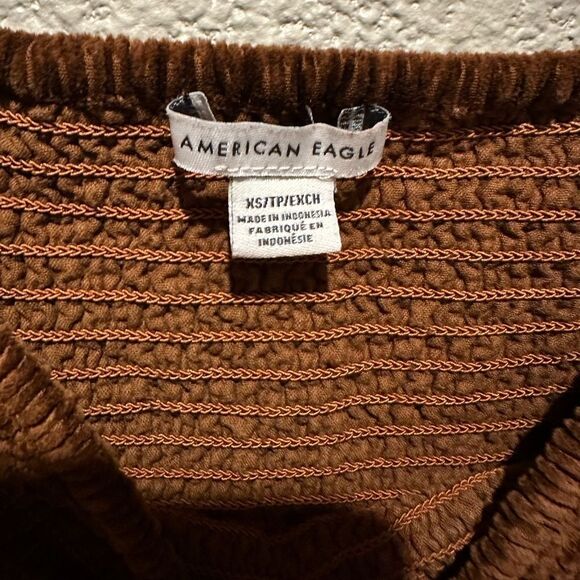 American Eagle Crop Top Women's Blouse Size XS - Picture 5 of 9